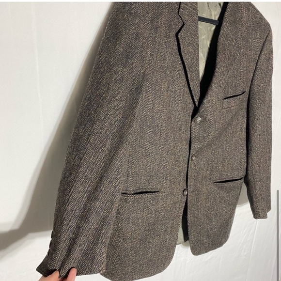 Vintage Club International Brown Pure New Wool Blazer 40R - Picture 7 of 14